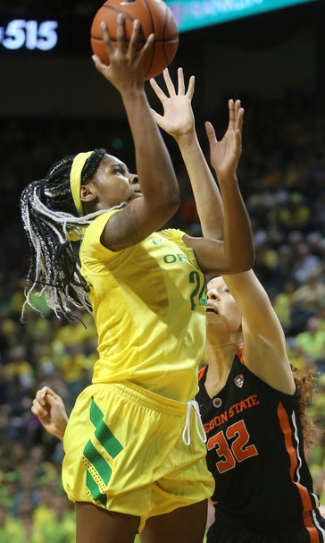 Ionescu scores 29, No. 3 Oregon beats No. 9 Oregon St 77-68